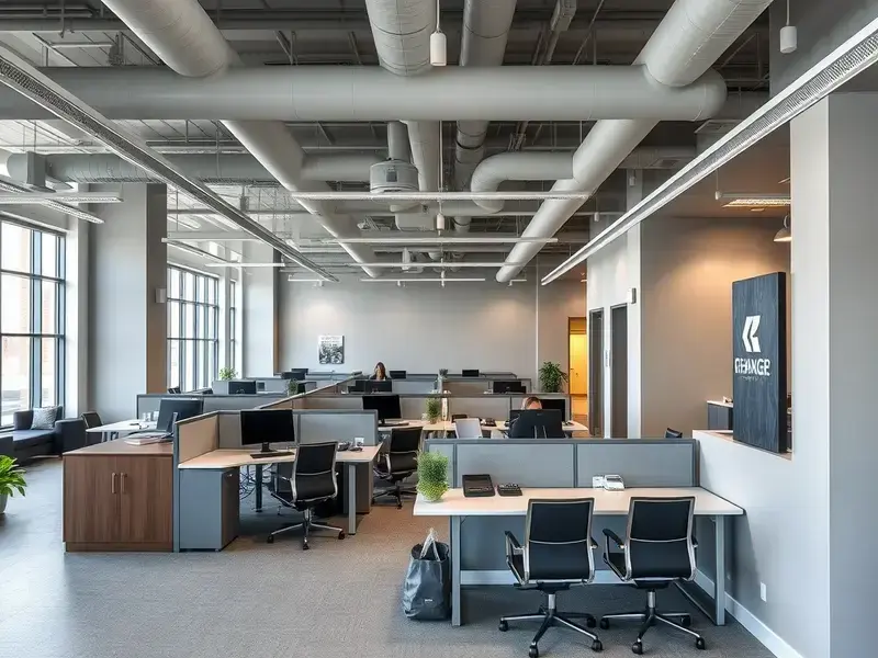 Commercial office painting project in Charleston