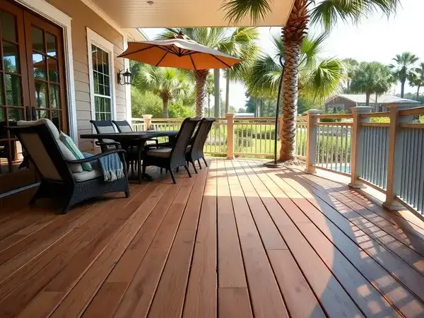 Kiawah Island deck staining